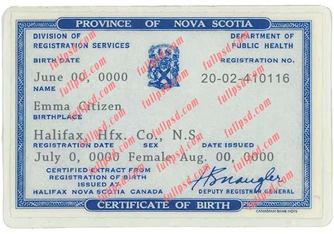 nova scotia birth records search.